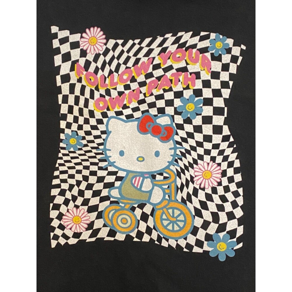 Sanrio Hello Kitty Hoodie~M Med Medium~Y2K~Anime~Kawaii~Kidcore~Psychadelic~CUTE